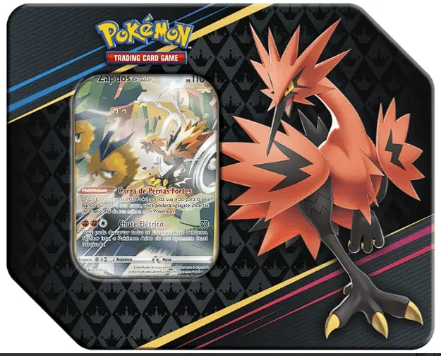 Lata Zapdos de Galar - Realeza Absoluta